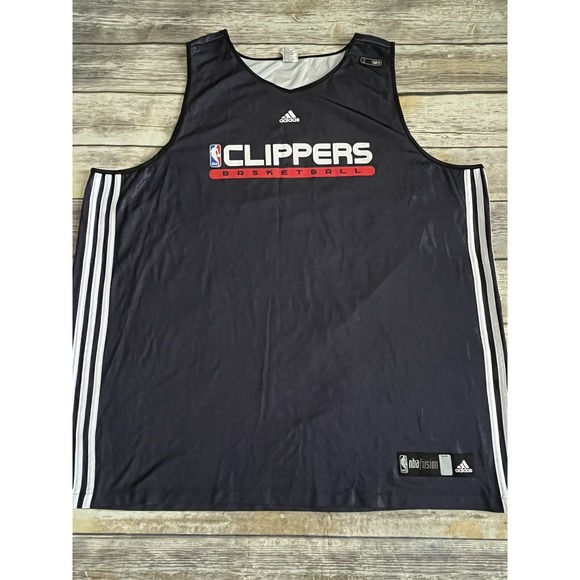 Los Angeles Clippers Adidas Team Issued Practice Jersey Mens 3XL Tall Reversible